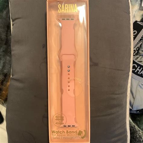 sarina watch bands|NIB Sarina Watch Band Apple Series 1 2 3 4 5 6 7 Pastel Maroon .